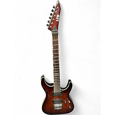 Used ESP LTD MH350FR QUILTED MAPLE Solid Body Electric Guitar