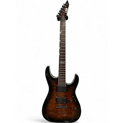 Used ESP LTD MH350NT 2 Tone Sunburst Solid Body Electric Guitar