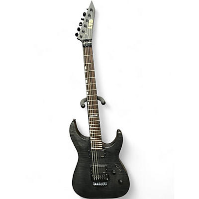 Used ESP LTD MH350fm Black Solid Body Electric Guitar