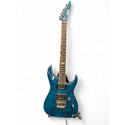 Used ESP LTD MH400 BLUE Solid Body Electric Guitar
