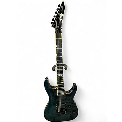 Used ESP LTD MH400 Blue/Green Solid Body Electric Guitar