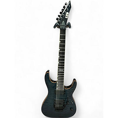 Used ESP LTD MH400 Trans Charcoal Solid Body Electric Guitar