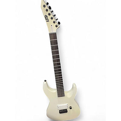 Used ESP LTD MHT ARCTIC WHITE Arctic White Solid Body Electric Guitar