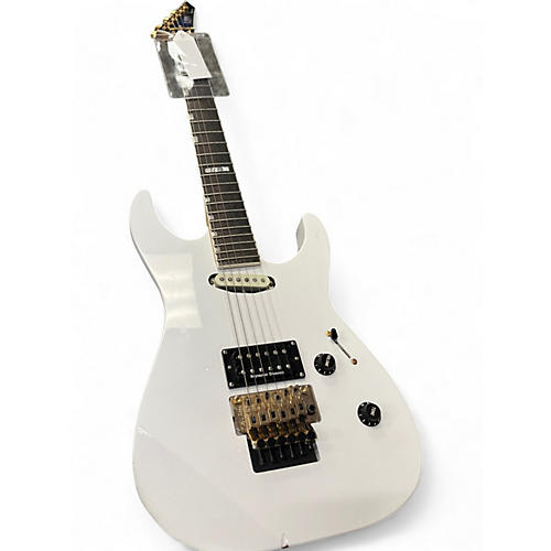 Used ESP LTD MIRAGE DELUXE 87 WHITE Solid Body Electric Guitar WHITE