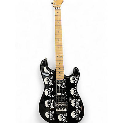 Used ESP LTD MW SKULL Black Solid Body Electric Guitar