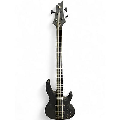 Used ESP LTD Mike Leon MLB-4 Black Blast Electric Bass Guitar