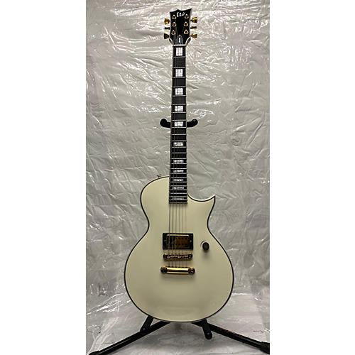 ESP Used ESP LTD NW-44 White Solid Body Electric Guitar White