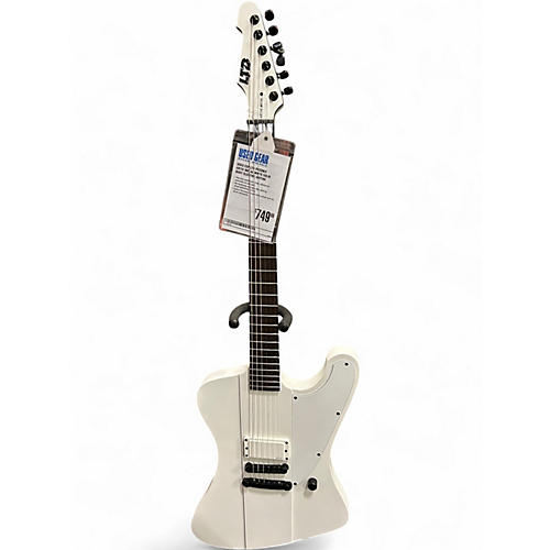 Used ESP LTD PHEONIX ARTIC METAL White Solid Body Electric Guitar White
