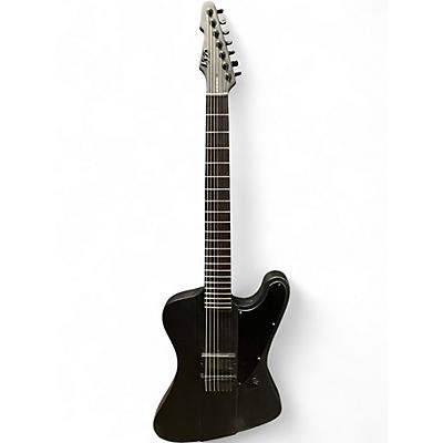 Used ESP LTD Pheonix 7 Black Metal Black Solid Body Electric Guitar