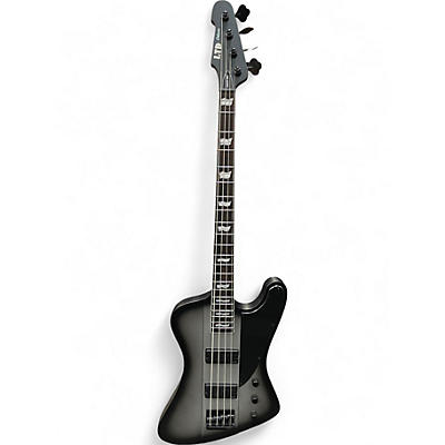 Used ESP LTD Phoenix 1004 4 String SATIN SILVER BURST Electric Bass Guitar
