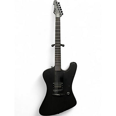 Used ESP LTD Phoenix Black Metal Black Solid Body Electric Guitar
