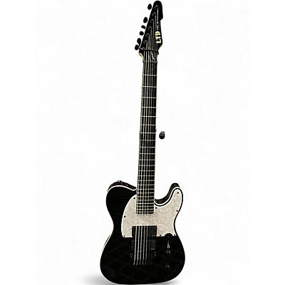 Used ESP LTD SC607B 7 String Baritone Black Solid Body Electric Guitar