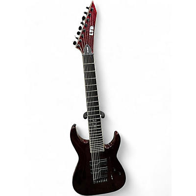 Used ESP LTD SC607B 7 String Baritone CHERRY SPARKLE Solid Body Electric Guitar