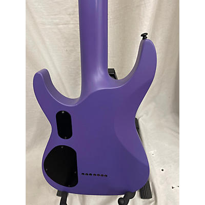 ESP Used ESP LTD SC607B 7 String Baritone Purple Solid Body Electric Guitar