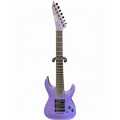 Used ESP LTD SC607B 7 String Baritone Purple Solid Body Electric Guitar