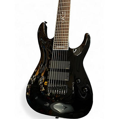 Used ESP LTD SC608B Stephen Carpenter Signature Baritone Black Solid Body Electric Guitar