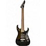 Used ESP LTD SC608B Stephen Carpenter Signature Baritone Black Solid Body Electric Guitar Black