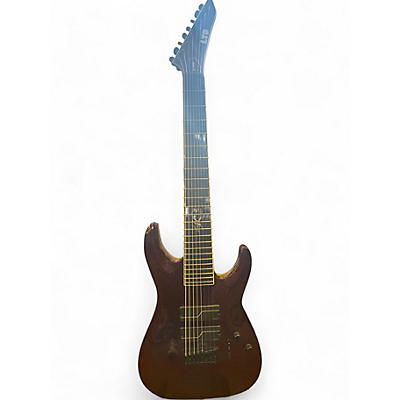 Used ESP LTD SC608B Stephen Carpenter Signature Baritone RED SPARKLE Solid Body Electric Guitar