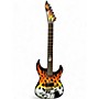 Used ESP LTD SCREAMING SKULL MUITI COLOR Solid Body Electric Guitar MUITI COLOR