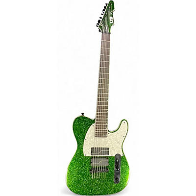 Used ESP LTD SCT-607B SPARKLING GREEN Solid Body Electric Guitar