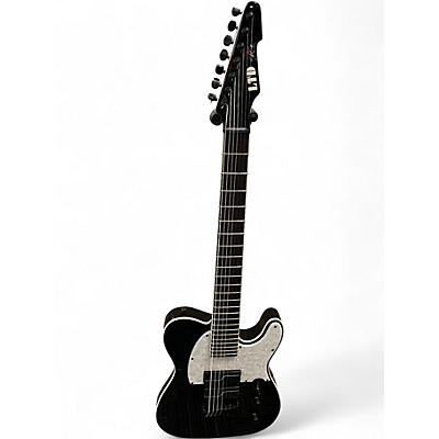 Used ESP LTD SCT607B Stephen Carpenter Signature 7 String Black Solid Body Electric Guitar