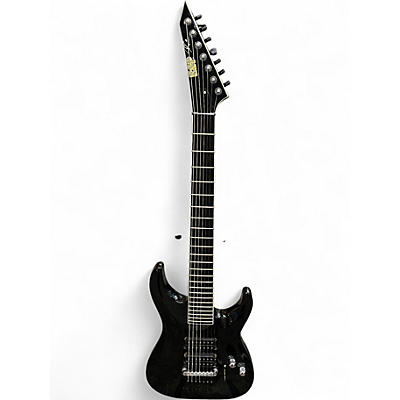 Used ESP LTD SCT607B Stephen Carpenter Signature 7 String Black Solid Body Electric Guitar