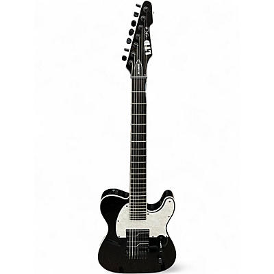 Used ESP LTD SCT607B Stephen Carpenter Signature 7 String Black and White Solid Body Electric Guitar