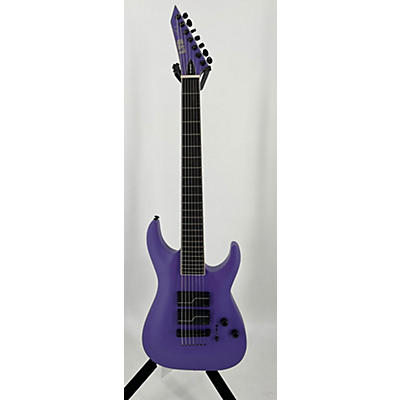 ESP Used ESP LTD SCT607B Stephen Carpenter Signature 7 String Purple Solid Body Electric Guitar