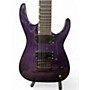 Used ESP LTD SH-7ET Trans Purple Solid Body Electric Guitar Trans Purple