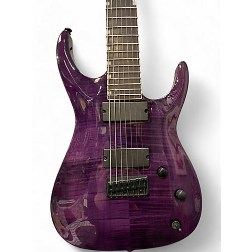 ESP Used ESP LTD SH207 Trans Purple Solid Body Electric Guitar Trans Purple