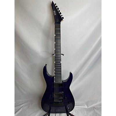 ESP Used ESP LTD SH7-ET Trans Purple Baritone Guitars