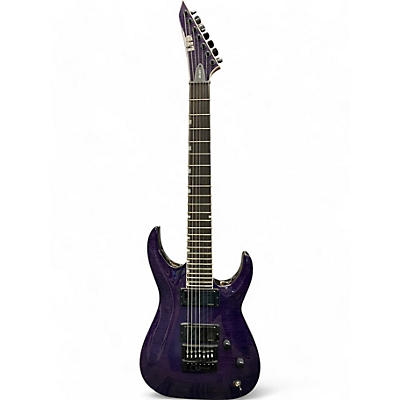 ESP Used ESP LTD SH7-ET Trans Purple Solid Body Electric Guitar