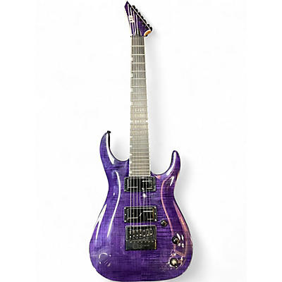 Used ESP LTD SH7ET Trans Purple Solid Body Electric Guitar