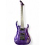 Used ESP LTD SH7ET Trans Purple Solid Body Electric Guitar Trans Purple