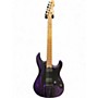 Used ESP LTD SN1000 Black And Purple Solid Body Electric Guitar Black And Purple