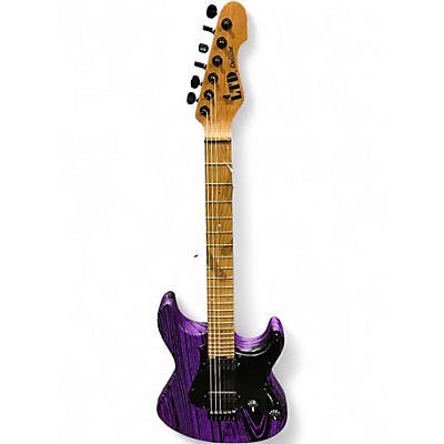 Used ESP LTD SN1000 Purple Sandblasted Solid Body Electric Guitar