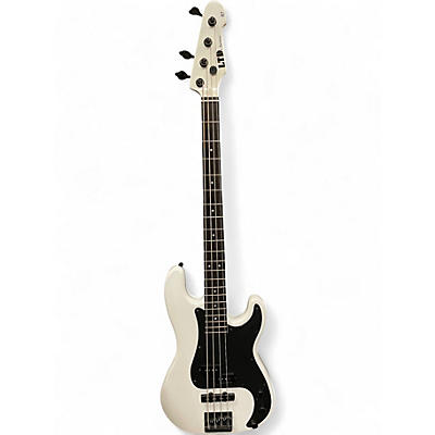 Used ESP LTD Surveyor 4 Alpine White Electric Bass Guitar