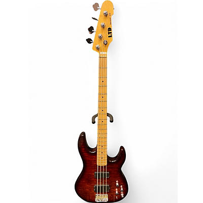 Used ESP LTD Surveyor 4 Dark Sunburst Electric Bass Guitar