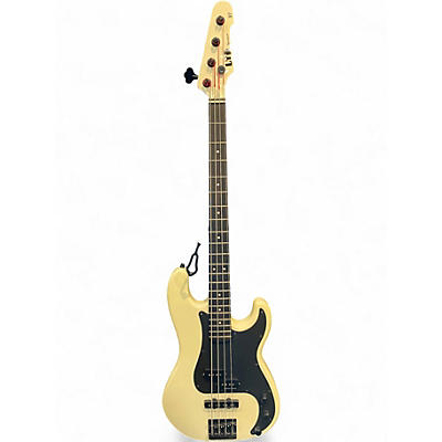 Used ESP LTD Surveyor 4 White Wedding  Electric Bass Guitar