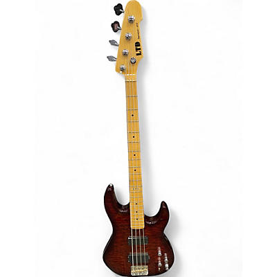 Used ESP LTD Surveyor 414 Natural Electric Bass Guitar