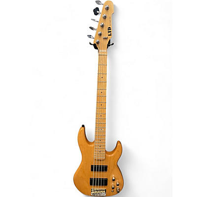 Used ESP LTD Surveyor 5 5 String Natural Electric Bass Guitar