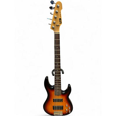 Used ESP LTD Surveyor 5 5 String Sunburst Electric Bass Guitar