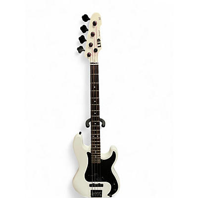 Used ESP LTD Surveyor '87 White Electric Bass Guitar