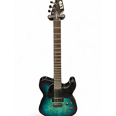 Used ESP LTD TE-2000X Blue Burst Solid Body Electric Guitar