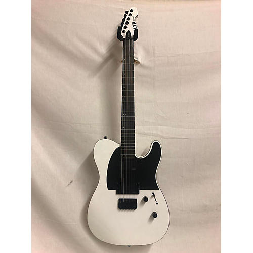 ESP Used ESP LTD TE1000 White Solid Body Electric Guitar White