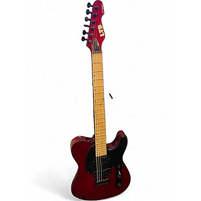 Used ESP LTD TE200 Black Cherry Solid Body Electric Guitar