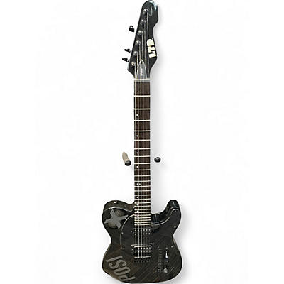Used ESP LTD TE200 Black Solid Body Electric Guitar