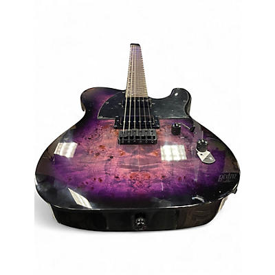 Used ESP LTD TE2000X Purple Burst Solid Body Electric Guitar