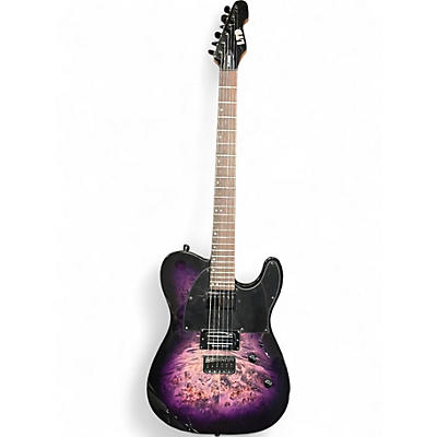 Used ESP LTD TE200DX Purple Solid Body Electric Guitar
