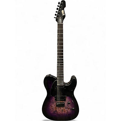 Used ESP LTD TE200X Purple Solid Body Electric Guitar